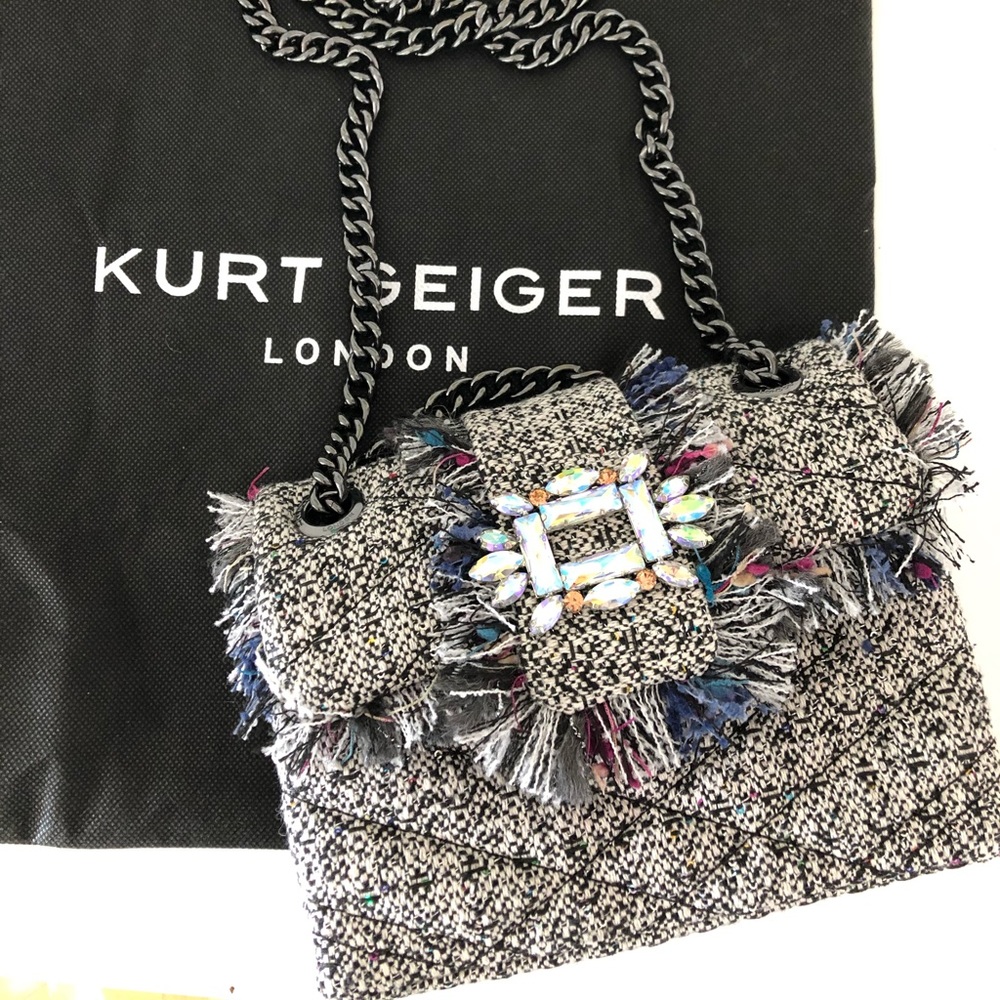 Kurt Geiger London Tweed Bag